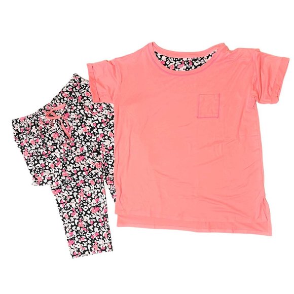 Comfort Code by Cuddl Duds Soft & Light Knit Top and Ankle Pant Set SMALL (899) - Picture 4 of 6